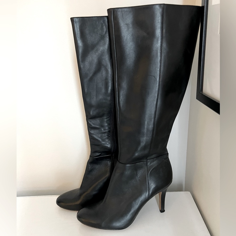 New Vince Camuto Size 9.5 Real Leather Women’s Knee High Heeled Boots